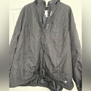 Livi Active Black Zip Up Windbreaker